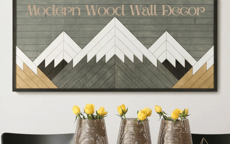 modern wood wall decor