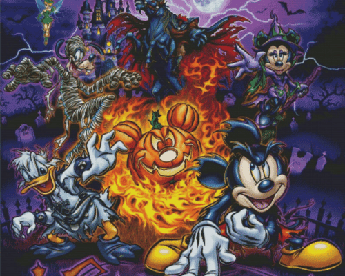 Disney Halloween Art