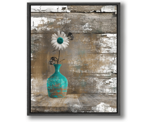 Shewant Art Daisy Flower Canvas Painting