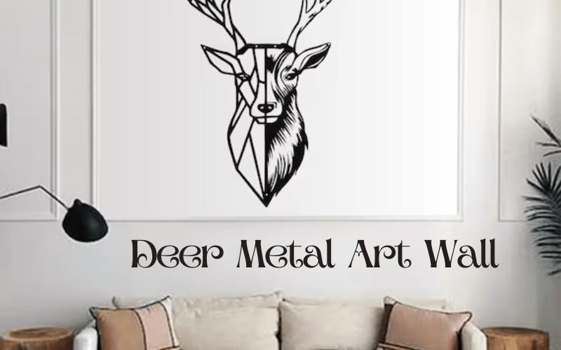 Deer Metal Art Wall