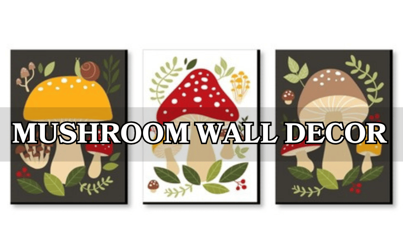 Mushroom wall decor