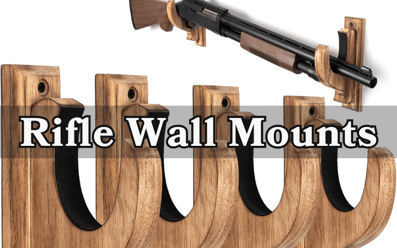 Rifle wall mounts