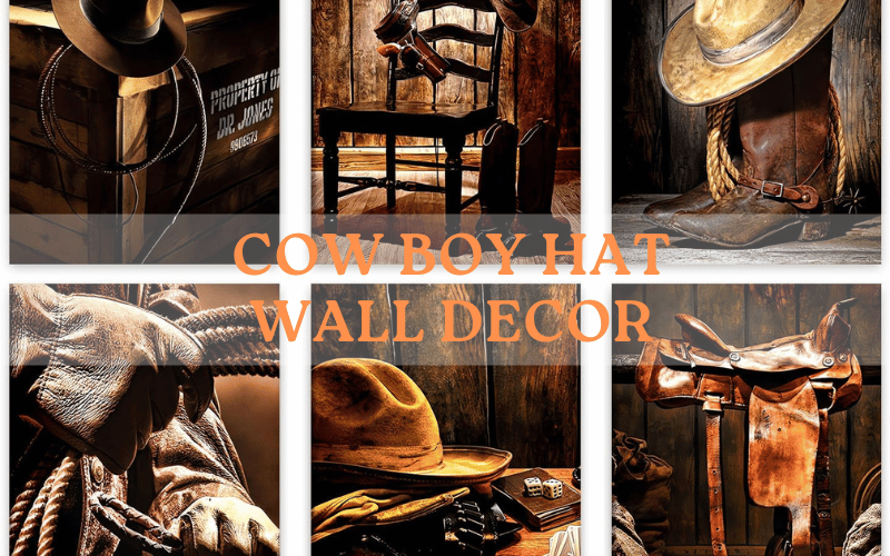 Cowboy hat wall decor