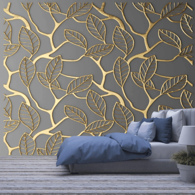 Removable Living Room Wallpaper Design