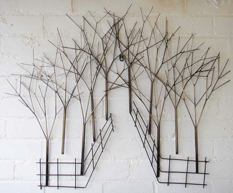 3D Metal Wall Branch Decor