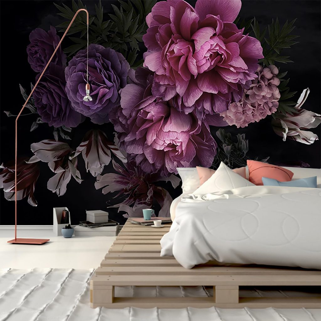GLWYHY - 3D Hand-Painted Gold Wallpaper