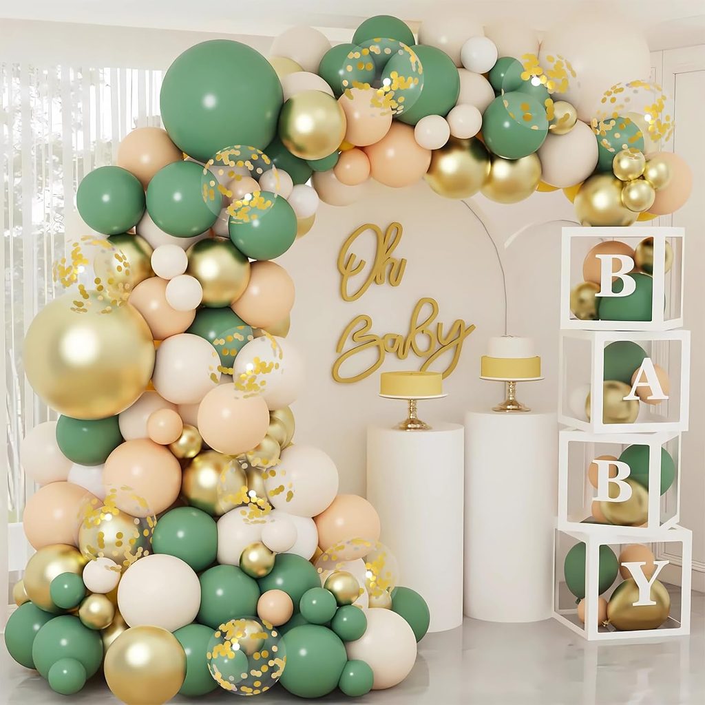 Baby Shower Balloon Wall Backdrop