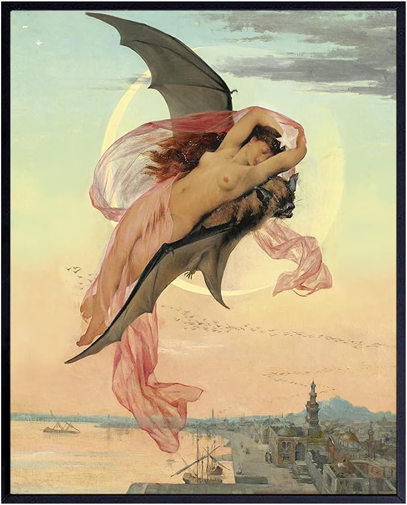 Bats Wall Decor Painting Picture Poster