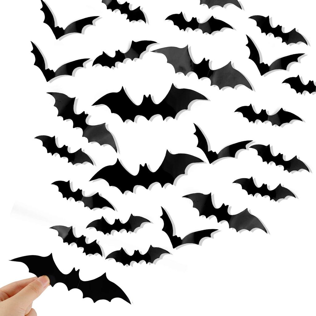 Bats 3D Halloween Wall Decoration Stickers