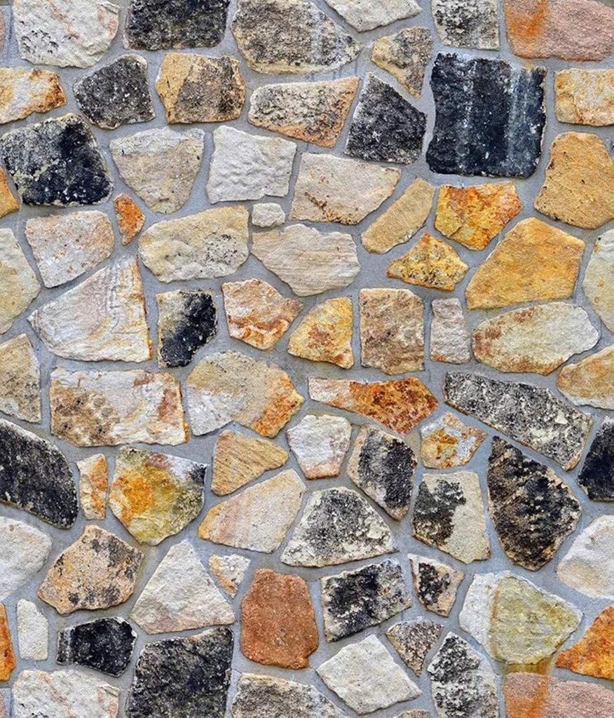 Yancorp Brown Brick Wallpaper