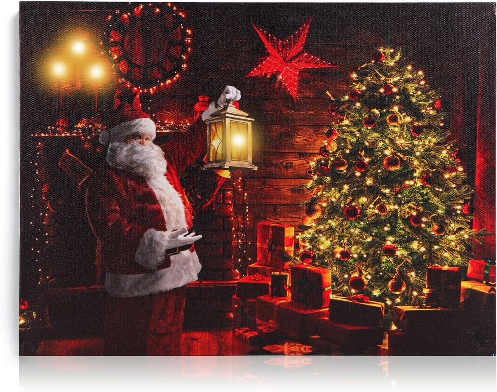 NIKKY HOME Christmas Canvas Wall Art