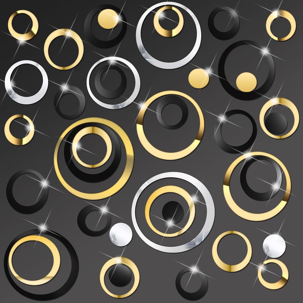 Acrylic Circle Mirror Wall Sticker