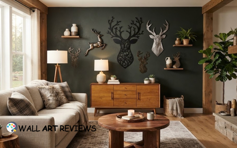 Deer Metal Art Wall