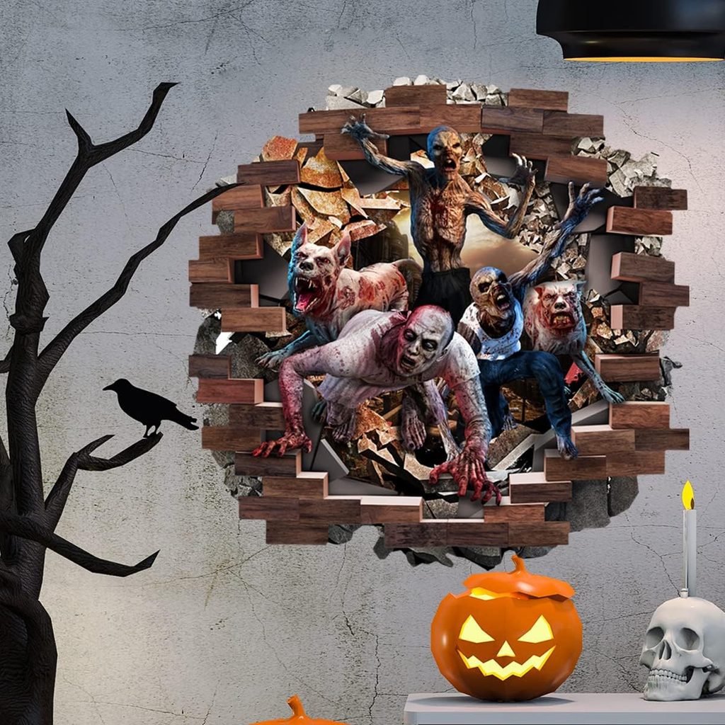 Removable 3D Halloween Wall Decoration