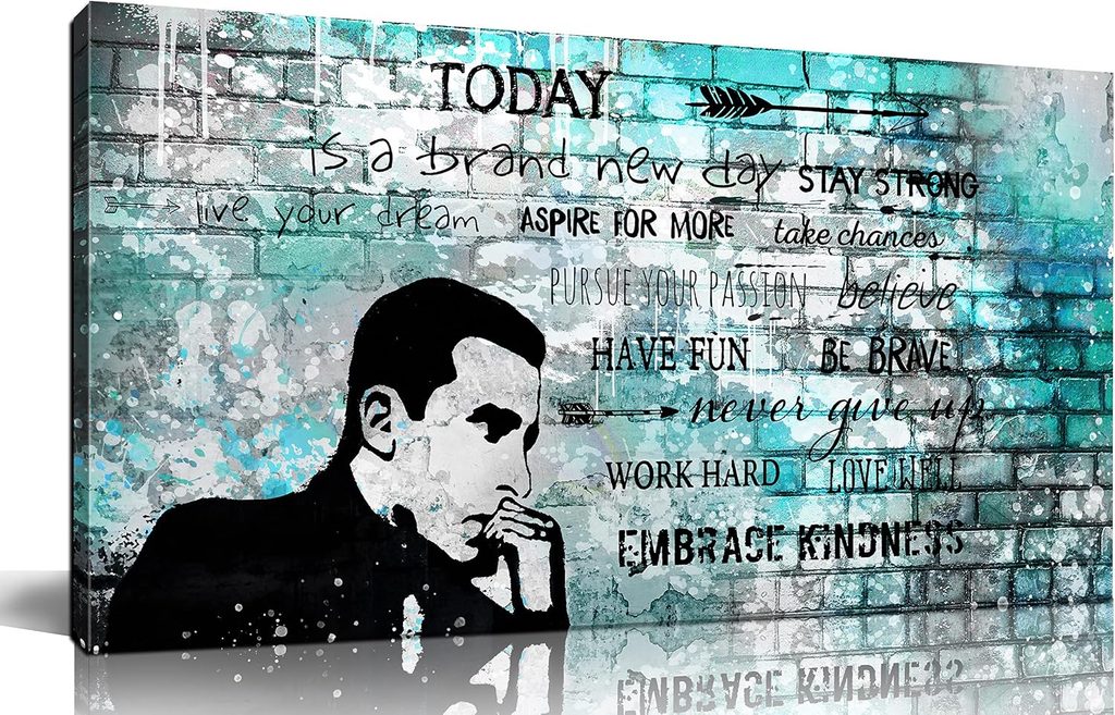 Aburaeart Inspirational Positive Quotes Wall Decor