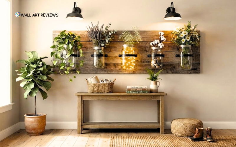Mason Jar Wall Decor