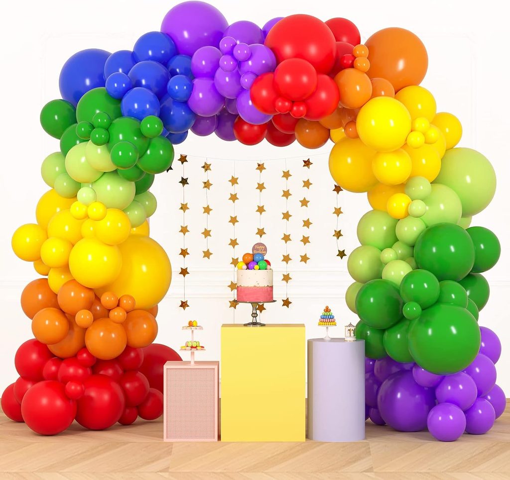 Rainbow Balloon Garland Kit