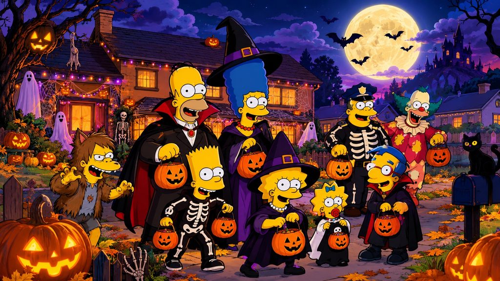 Simpsons Halloween Wallpaper