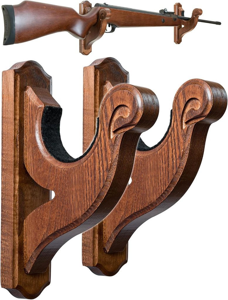 TESLYAR Horizontal Decorative Rifle Wall Mount