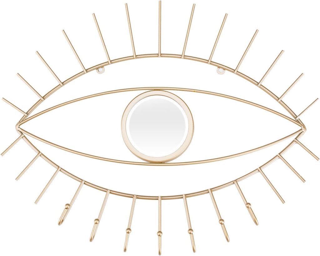 Eye Shaped Wall Mounted Jewelry Organizer