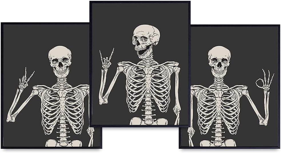 Skull Wall Decor for Halloween Party