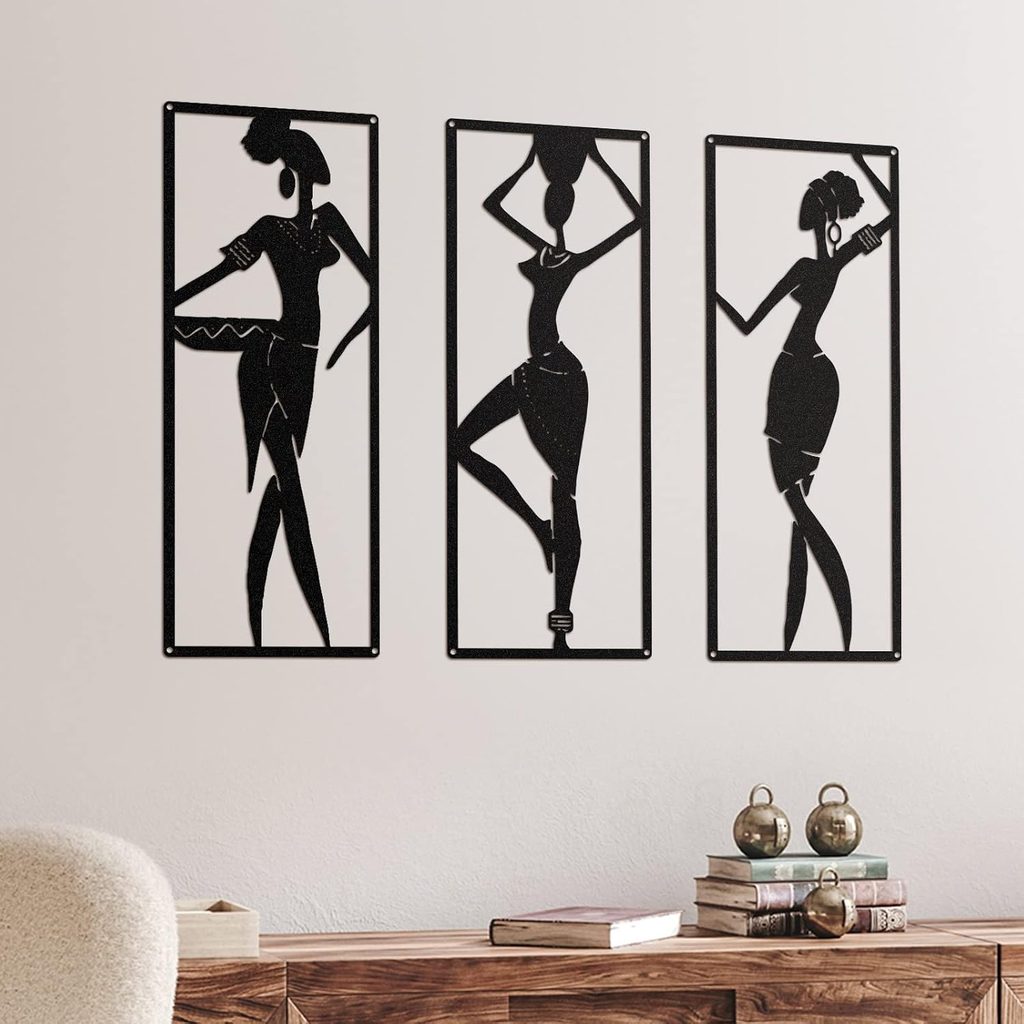 Therwen 3 Pieces Metal Wall Decor