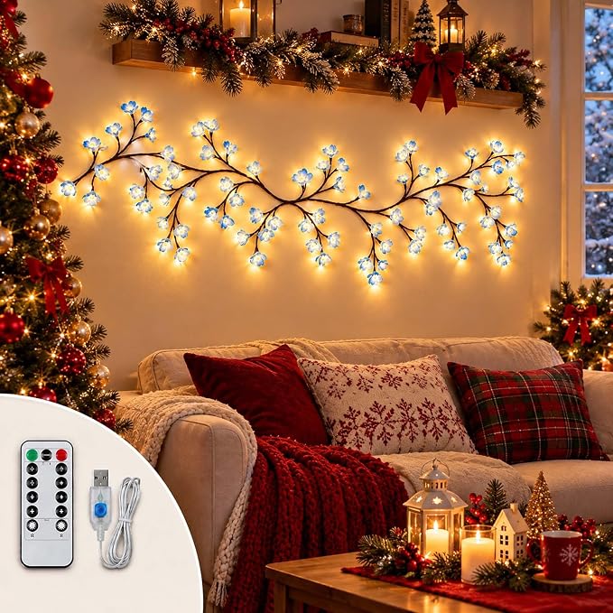 Willow Vine 144 LED Wall Decor With Lights