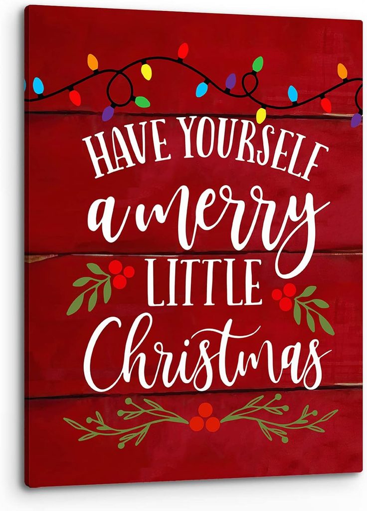 PHAMTE Christmas Wall Art