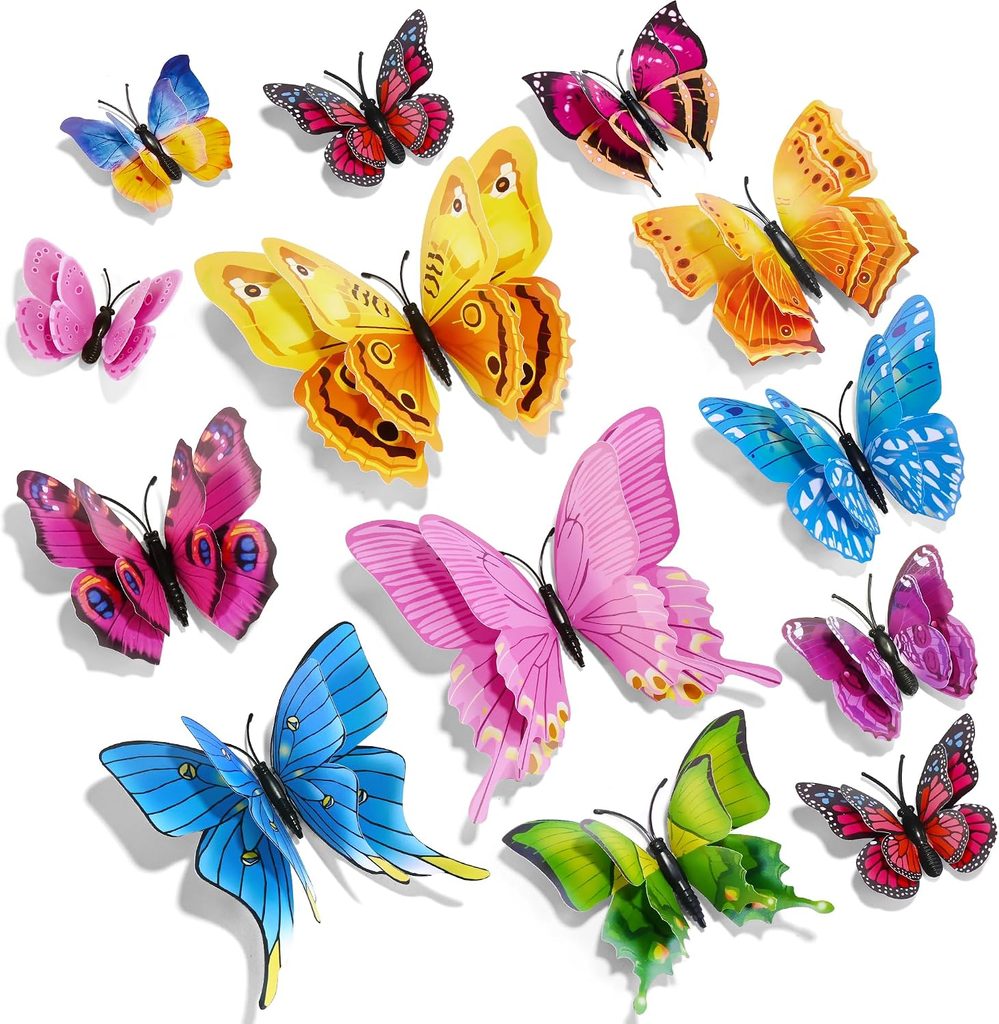 3D Butterfly Wall Stickers