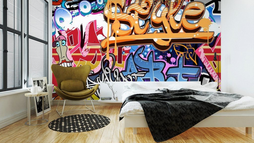 3D Textured Graffiti Panels