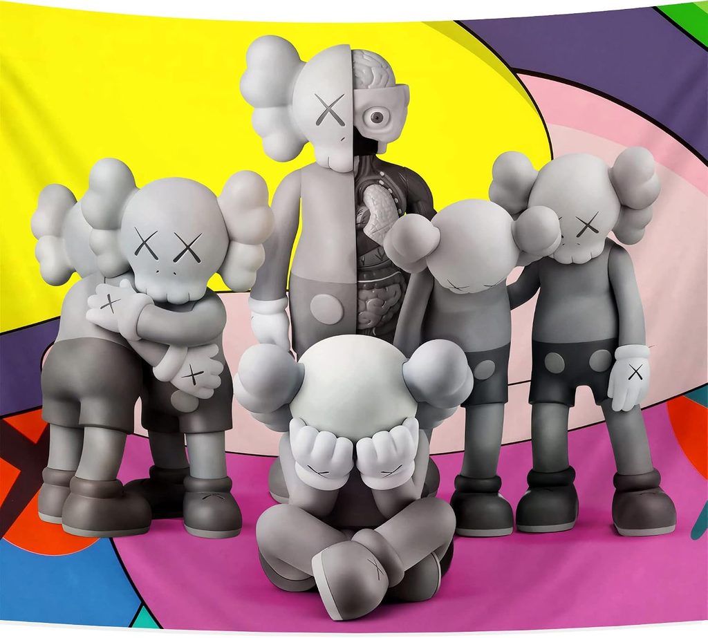 MOL AND ALI Kaws Hypebeast Wall Tapestry
