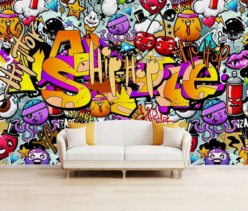 TUNDJ - Colorful Graffiti Wallpaper