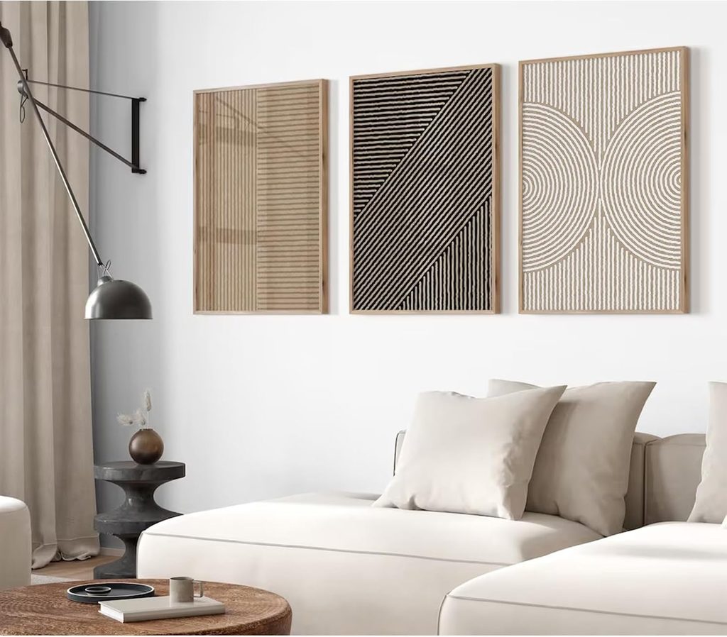 Youillne Abstract Mid Century Painting Wall Artwork