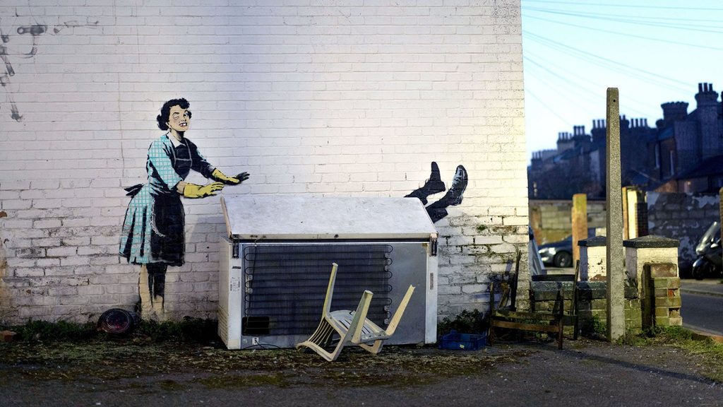 Banksy-Inspired Street Art Prints