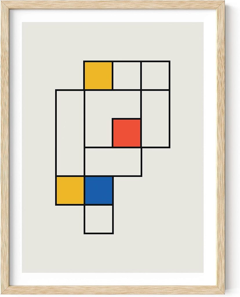 HAUS AND HUES Modern Mid Century Wall Art