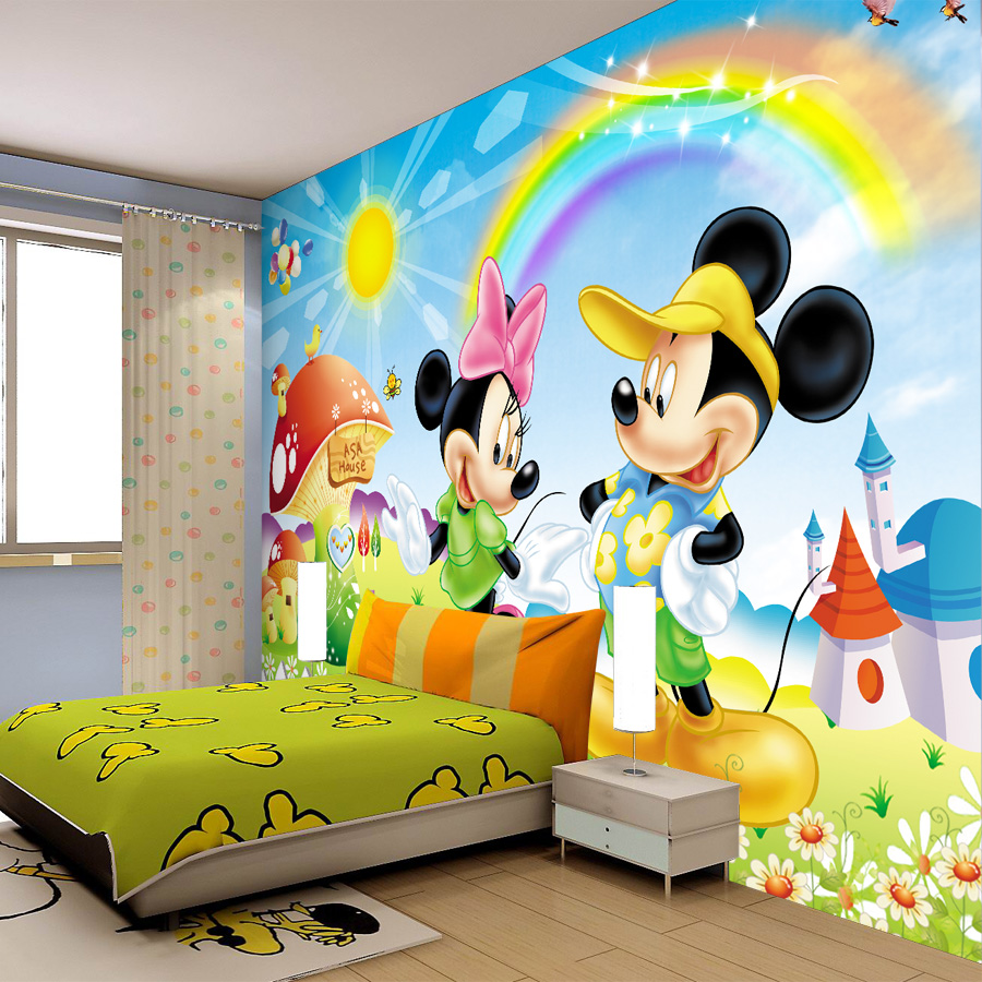 Wallpaper for Bedroom with Mickey Mouse