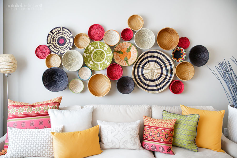 Wall Decor Colorful Hand Crafts