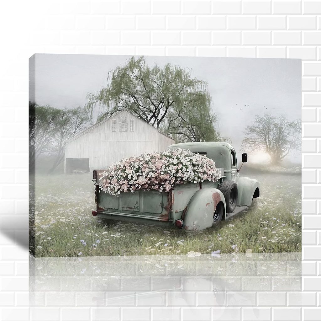 Timuba Rustic Old Truck Canvas Prints