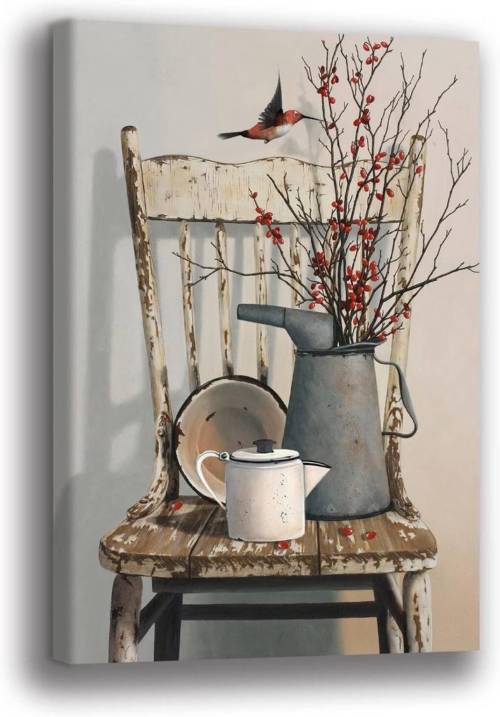 Shewant Art Flower Theme Vintage Wall Art