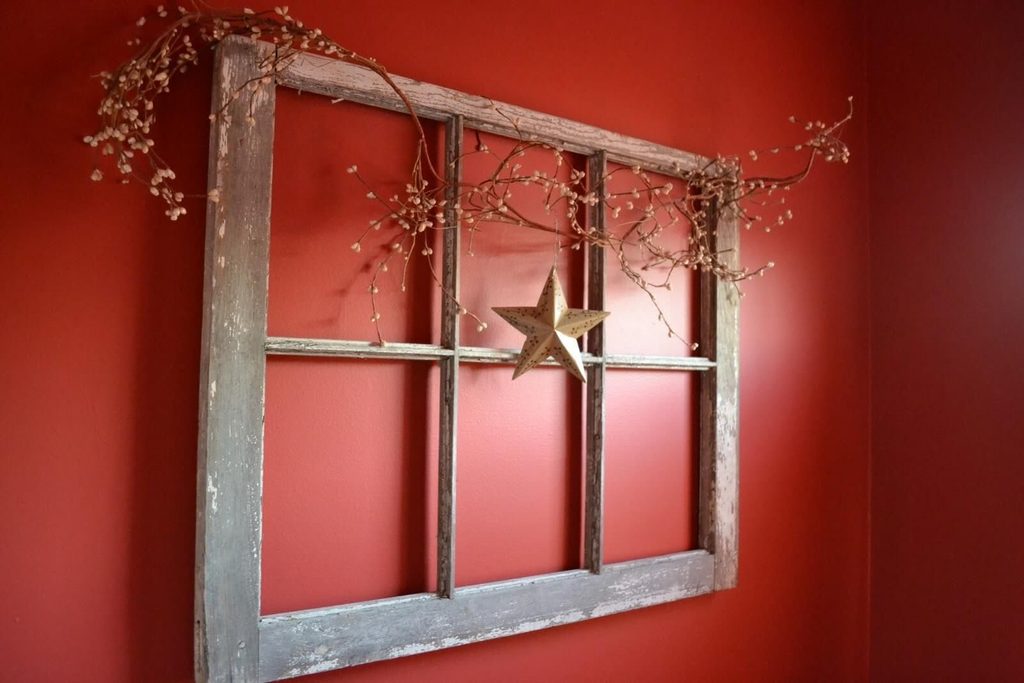 Old Fashioned Floral Window Frame