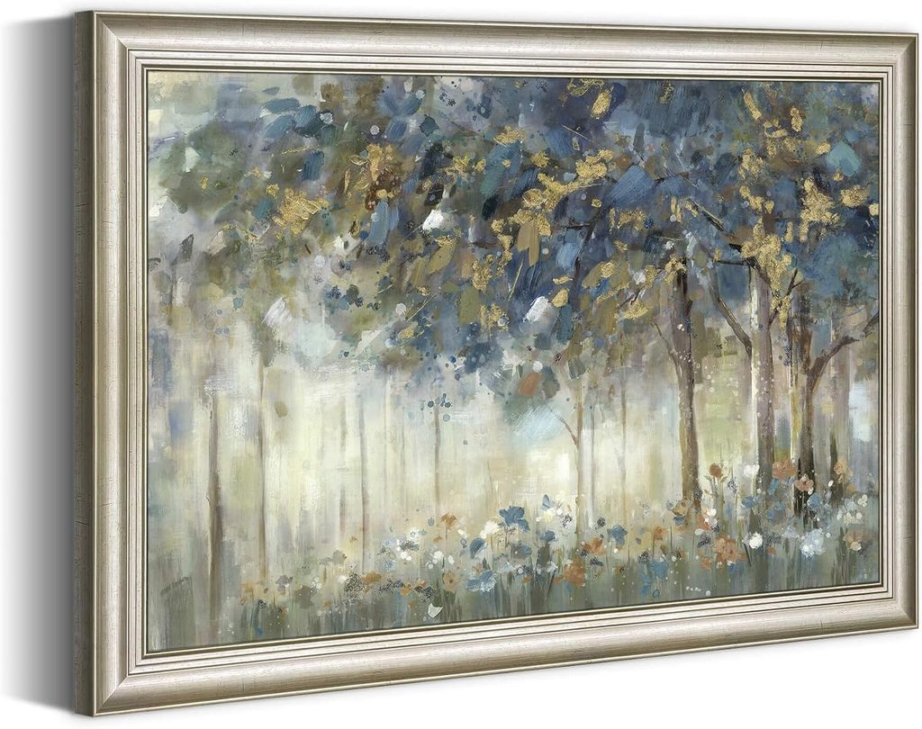 Summer Melody Landscape Framed Canvas Wall Art