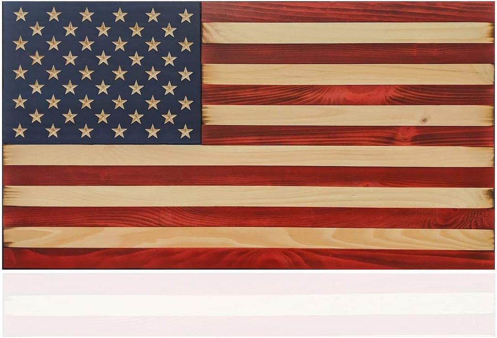 Flags of Valor Wooden American Flag