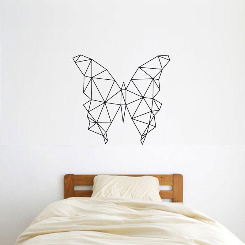 Geometric Butterfly Wall Art