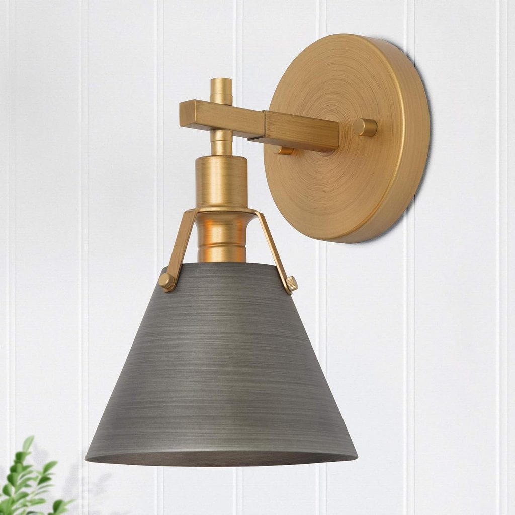 KSANA Gold Wall Sconces Lighting Fixture