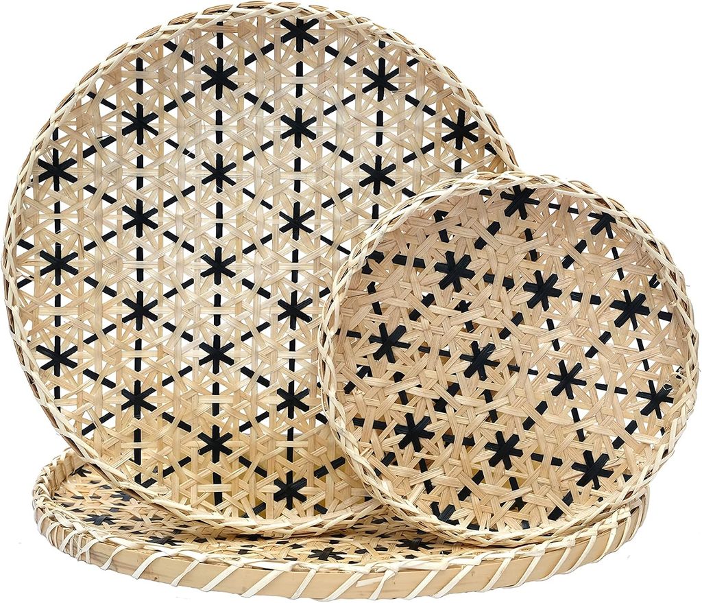 Unique Handwoven African Rustic Baskets Wall Decor