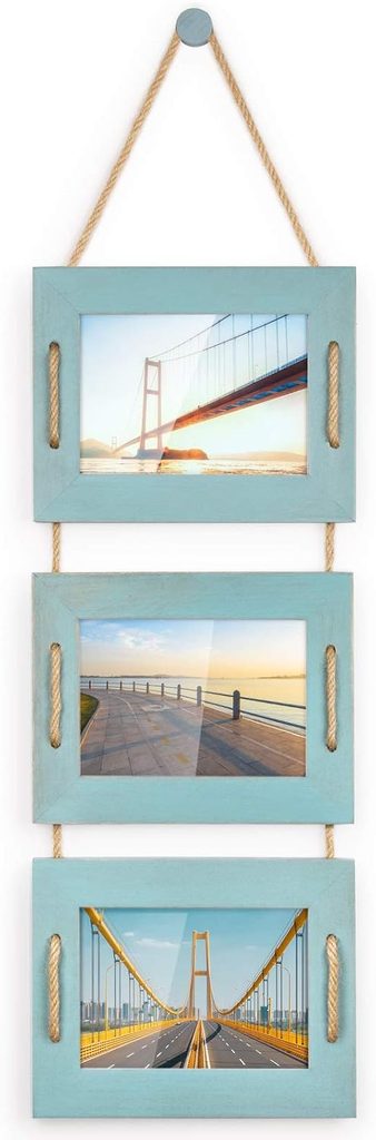 DLQuarts Hanging Picture Wood Photo Frames