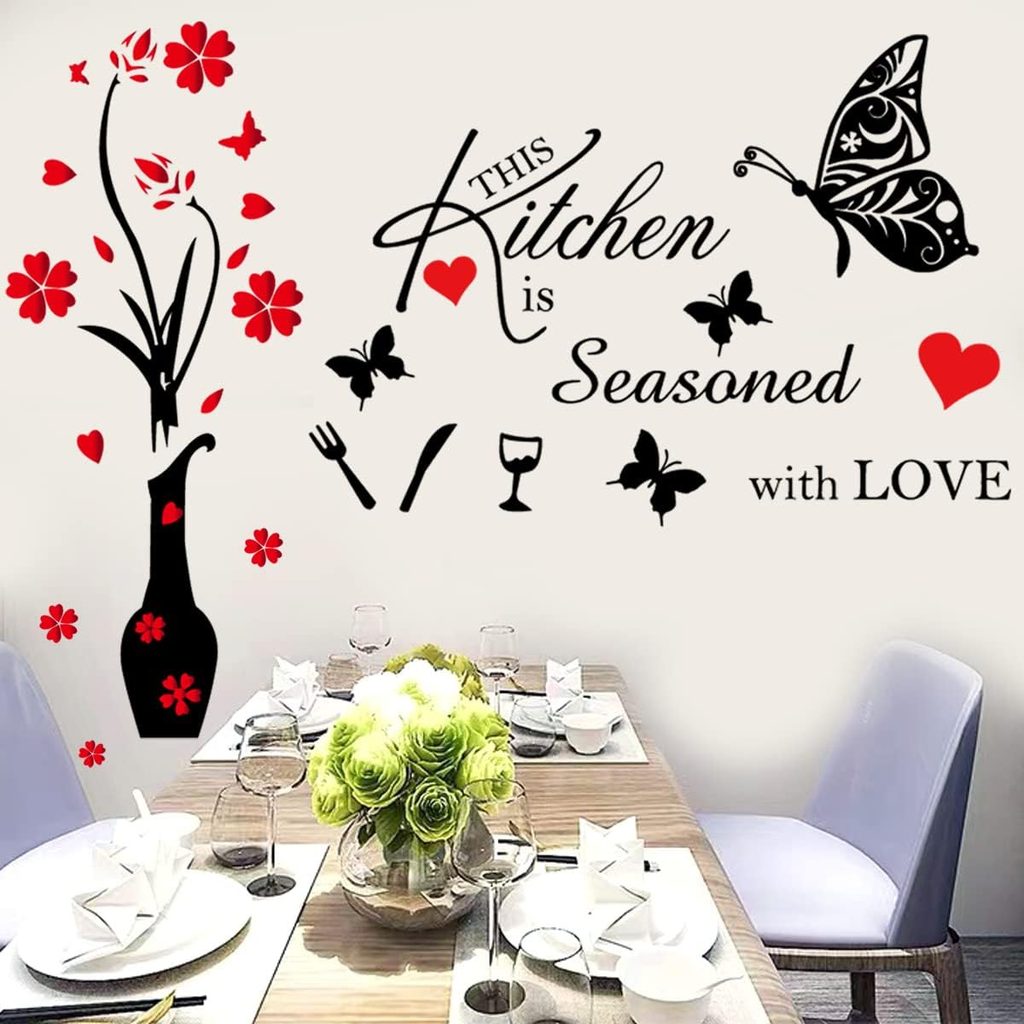 Restaurant Butterfly Wall Stickers
