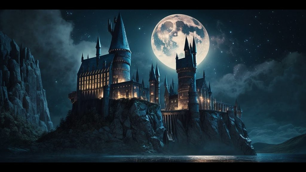 Hogwarts Castle at Night