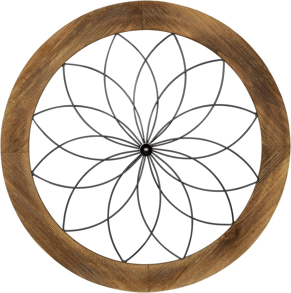 Stratton S11570 Round Metal Medallion Wall Decor