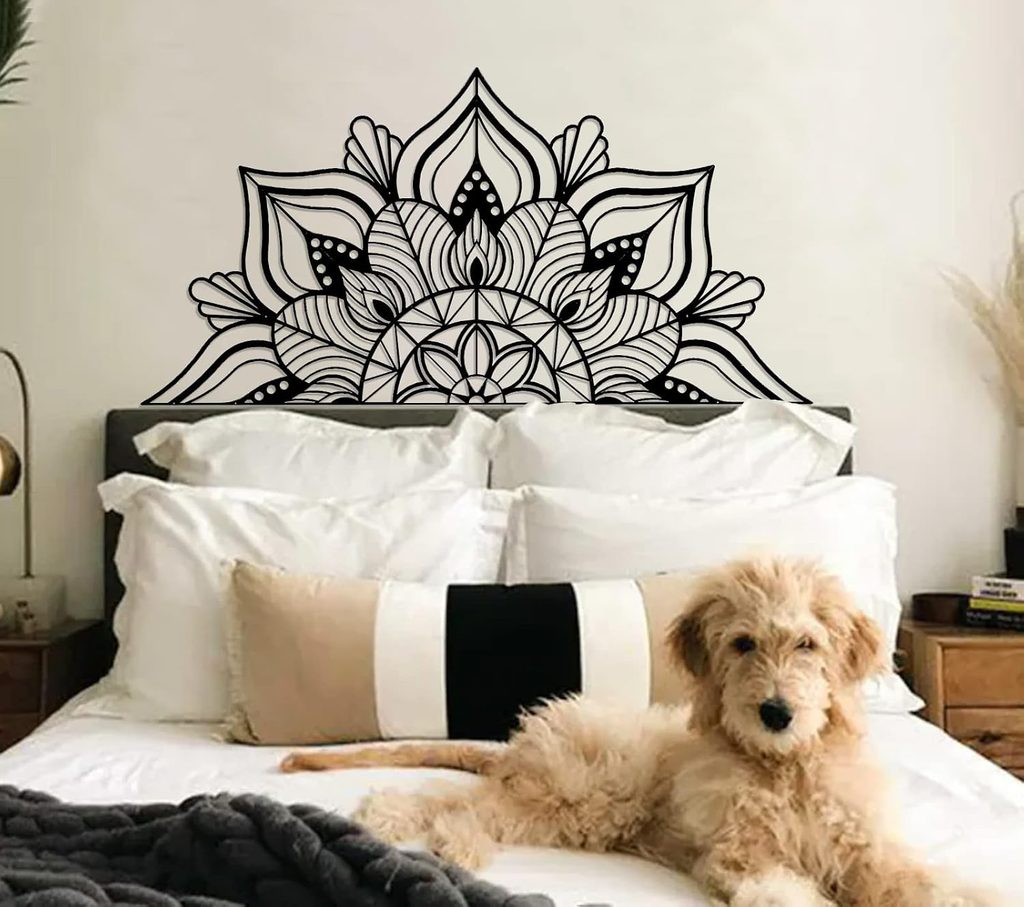 ESTART Large Metal Mandala Wall Art